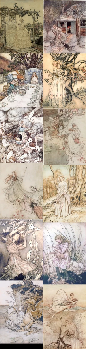 插画大师系列  亚瑟·拉克姆