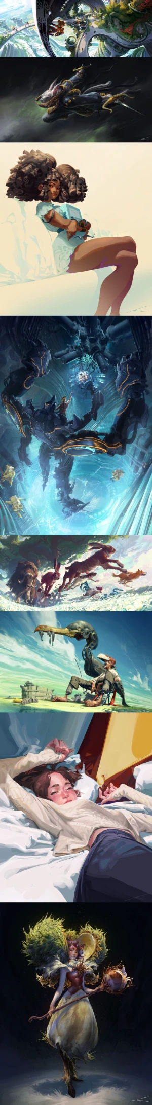 英国插画师Tck(Thomas Chamberlain-Keen)的奇幻世界(三）