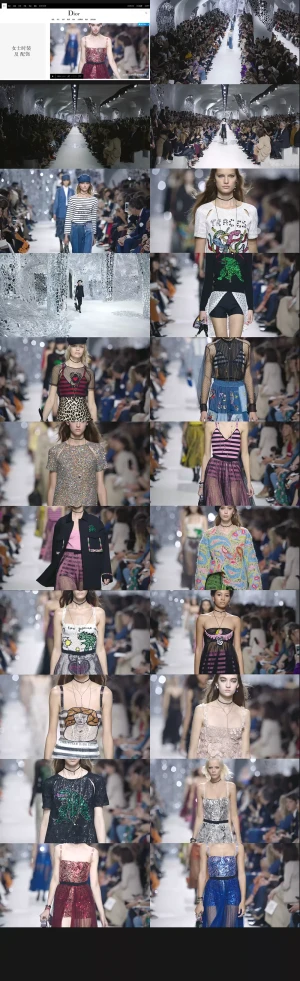 dior2018春夏季成衣系列时装秀
